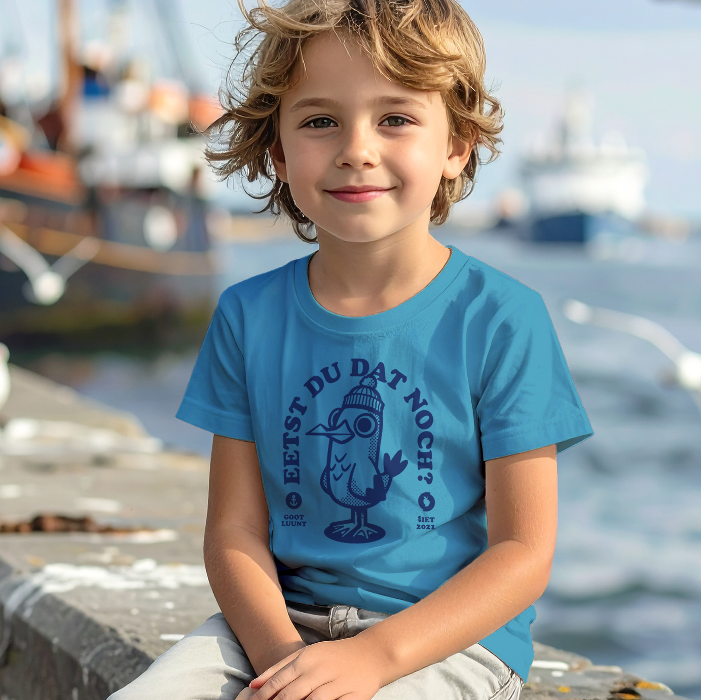 Kinder Shirt "Finkenwerder Möwe"