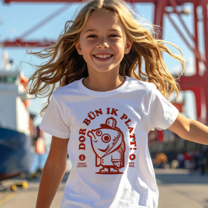 Kinder Shirt "Platte Scholle"